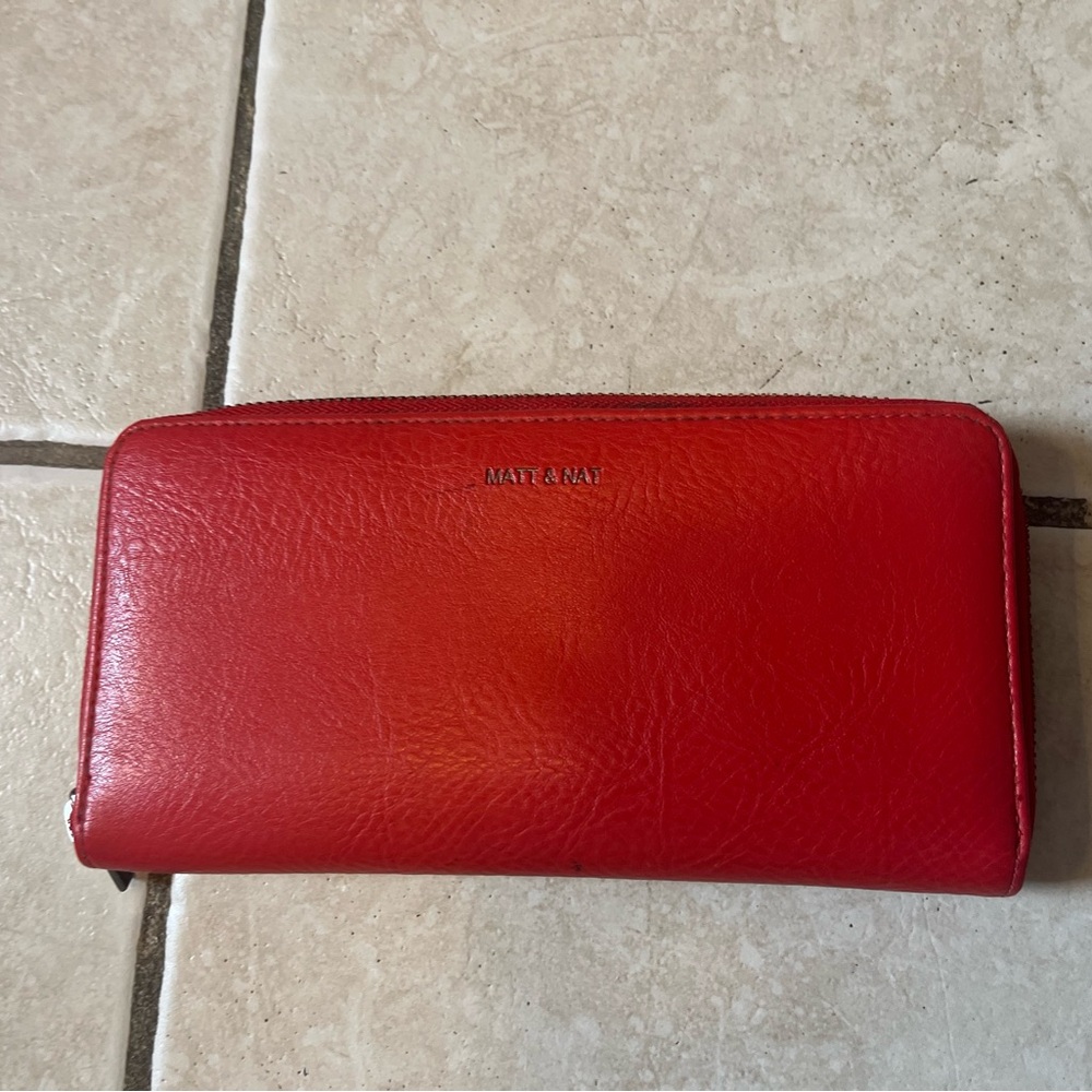 Matt & Nat Vegan Red Wallet